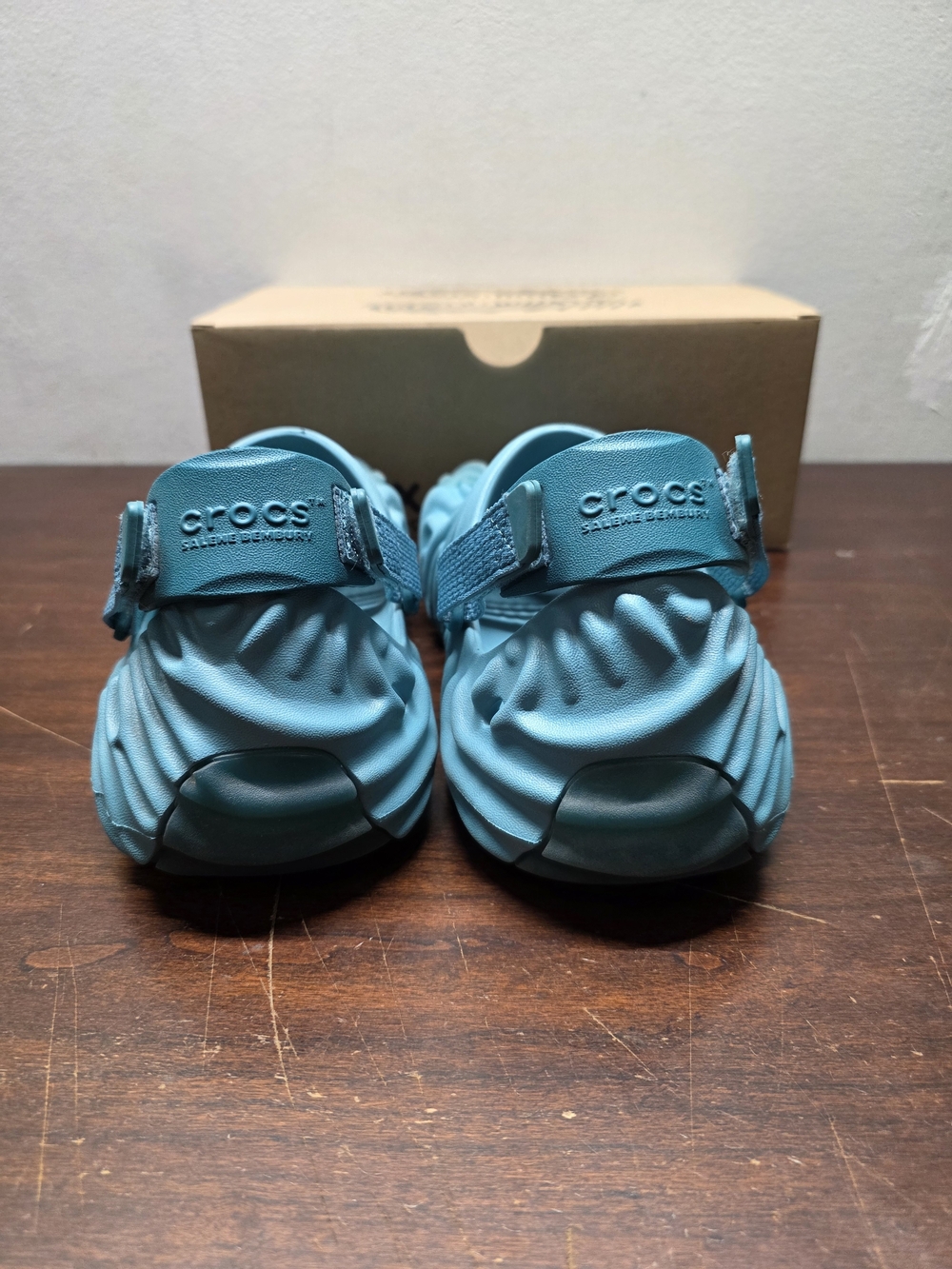 Salehe Bembury x Crocs Pollex Clog 'Tide Turq Tonic M-7 W-9 - Picture 5 of 8